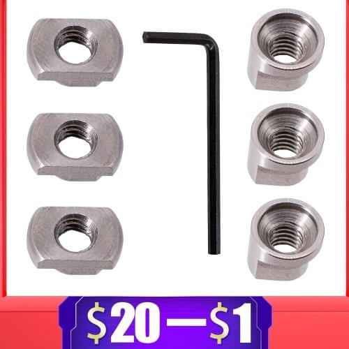 12Pcs 303 Stainless Steel Screw and Nut Replacement Set Fit For M-LOK & Keymod Handguard Rail Sections Paintball Accessories