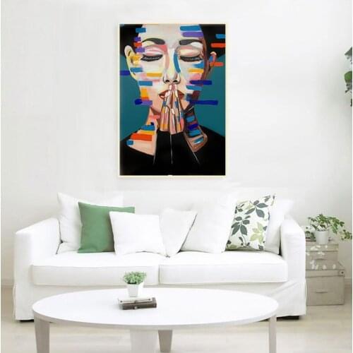 Wall Art Paintings For Wall Pictures Abstract Figure Painting Art Prints Home Decoration for living room portrait art