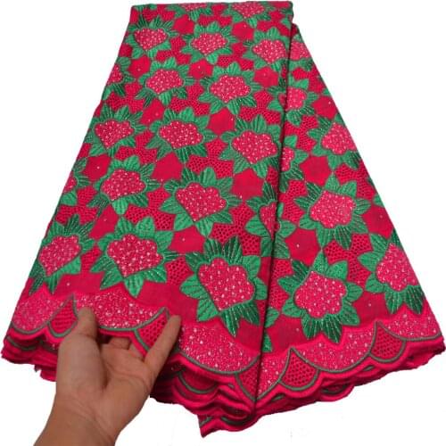 New African Cotton Lace Fabric 2020 High Quality Swiss Voile Lace In Switzerland Embroidery Swiss Voile Lace Fabric CLP-602