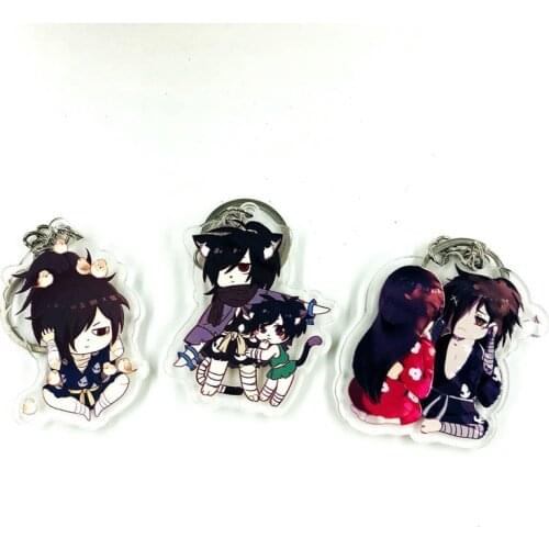 Japan Anime Dororo Hyakkimaru Cosplay Charm Keyring Acrylic Keychain Phone Pendant Decor Boy Party Gifts