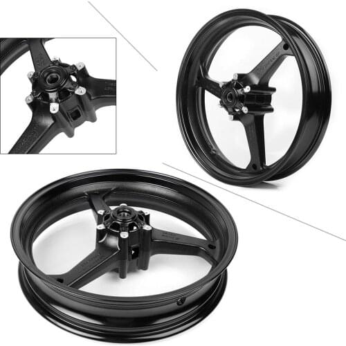 Motorcyle Alloy Front Wheel Rims For Honda CBR600RR CBR 600RR 2007 2008 2009 2010 2011 2012 CBR 600 RR Rims Matt Black