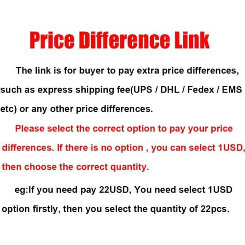 Price Difference Link for UPS DHL Fedex EMS shipping fee or others