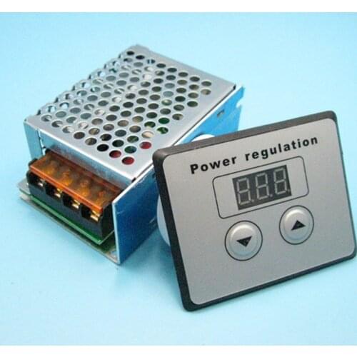 AC 220V 4000W SCR Voltage Regulator Control light Dimming Dimmers Thermostat motor speed controller Temperature control display