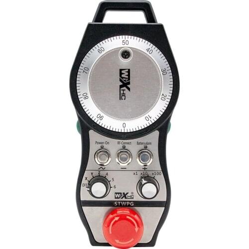 Siemens Fanuc Manual Pulse Generator CNC mpg pendant cnc wireless handwheel with E-stop