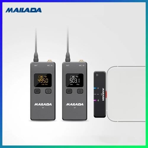 Mailada V6L Apple mobile phone dedicated wireless microphone live video interview radio microphone little bee