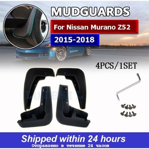 Front Rear Molded Car Mud Flaps For Nissan Murano Z52 2015 2016-2018 Mudflaps Splash Guards Mud Flap Mudguards Fender flares
