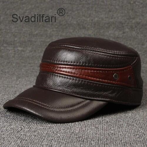 SVADILFARI Men's Leather Hats