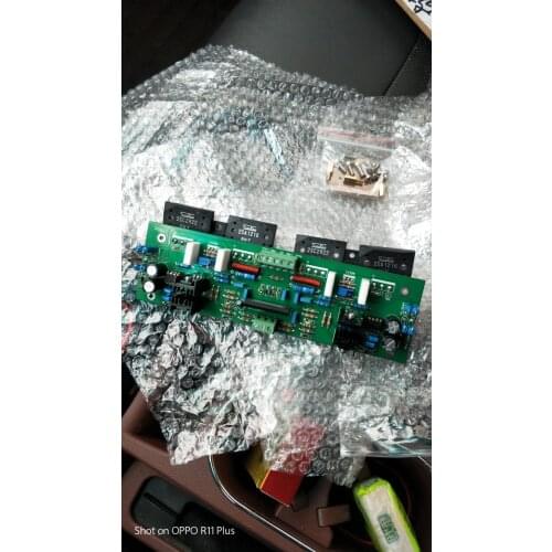UPC2581V push Sanken 150w*2 tube power amplifier board with heatsink (bridging 400W)