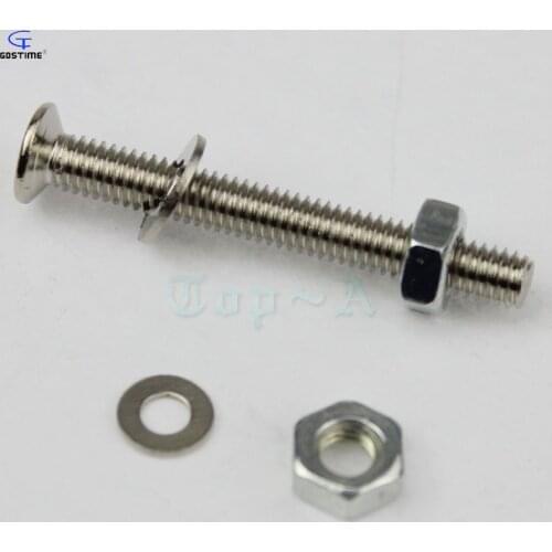 Gdstime 100pcs M3 Screw M3x20 Diameter 3mm Length 20mm DIY Stainless Steel Flat Head Philips Screws