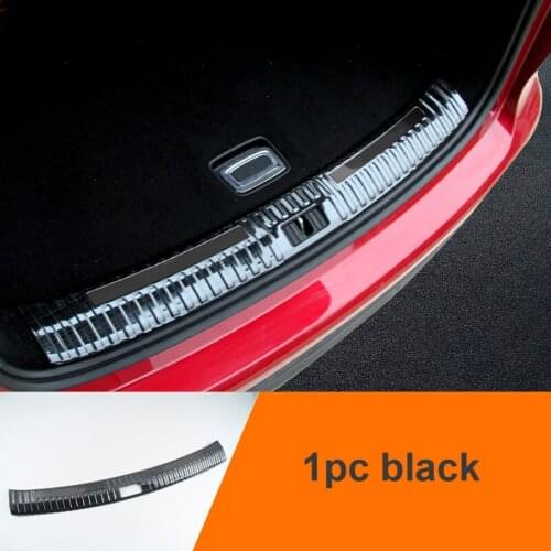 1pc for MG HS 2018-2019 Trunk Guard plate Decorative frame Stainless steel