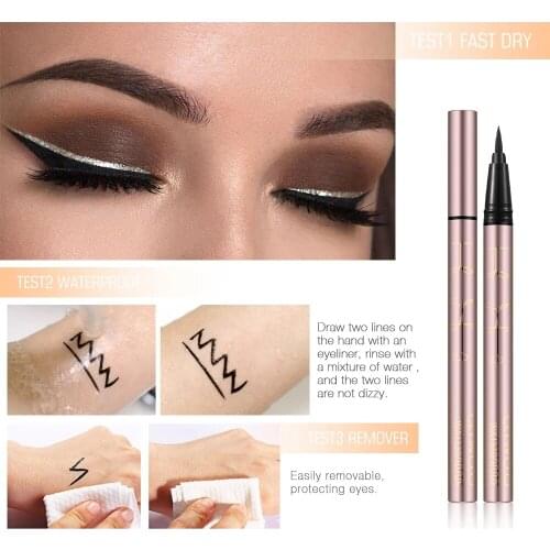 Liquid Eye Liner Waterproof Sweat Resistan Eye Liner Pencil Makeup Tool For Profession Beginning People SK88