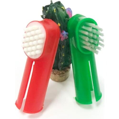 2pcs/set Pet Dog Toothbrush for Dogs Chihuahua Dog Tooth Brush Dog Cat Bad Breath Tartar Teeth Care Massage Hygiene