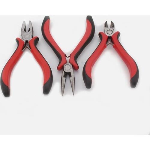 3pcs/set 45# Steel Jewelry Making Tools Wire-Cutter Plier Mini Wire-Cutter/Side Cutting Plier 32.5x8.5x2cm