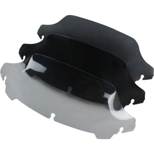 7" Black /Smoke /Clear Wave Windshield Windscreen Upper Fairing For Harley Touring Electra Street Glide FLHX FLHT 2014-2020