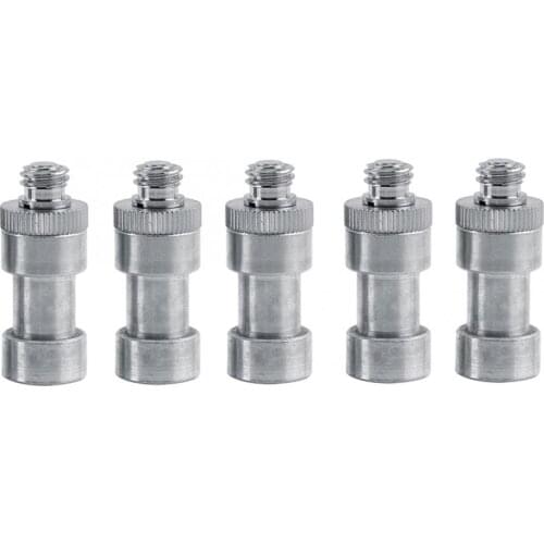 Photo Studio 5 1/4 Inch To 3/8 Inch Converter Threaded Screws Adapter Mount Set For Tripod/monopod/ball Head