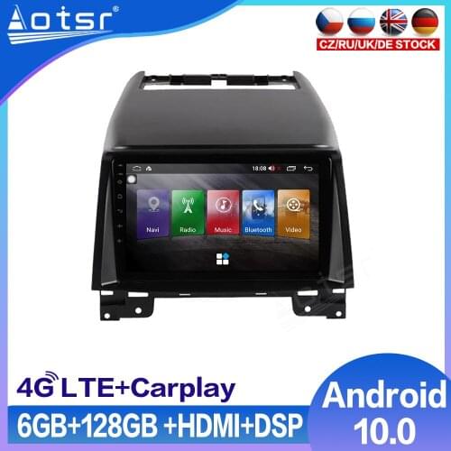 6GB+128GB Car Radio Touch Screen For Luxgen 2011 2012 2013 AUV Android 10 Multimedia DVD Video Player GPS Navigation Stereo Unit