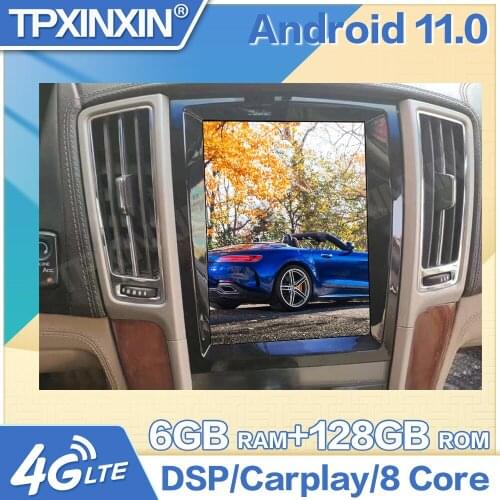 6+128G Android 11 For Cadillac SLS 2007 2012 Android Vertical Screen Car Radio GPS Navigation Stereo Headunit Multimedia