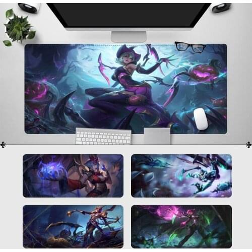 Big Promotions League of Legends Elise Gaming Mouse Pad Gamer Mousepad Antislip Mat Keyboard Desk Mat For League of Legends