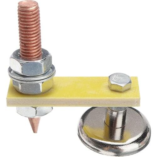 Welding Head Safety Wire Holder 36mm Magnetic Welding Support Ground Clamp With Copper Tail Welding Equipment Solder Tool