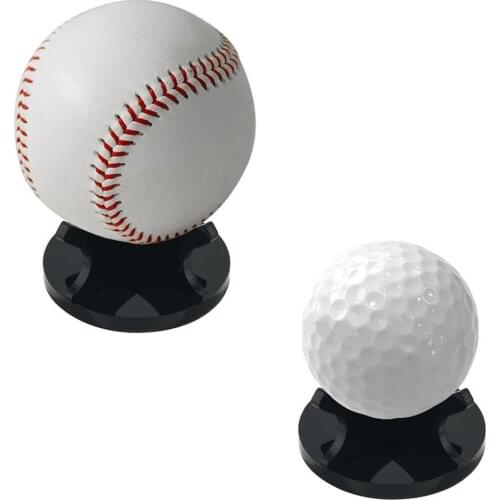 Small Tennis Display Stand Holder Acrylic Base For Softball Golf Tennis Ball Baseball Sphere Balls Stones Display Stand