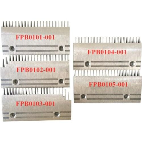 FPB0101-001 FPB0102-001 FPB0103-001 FPB0104-001 FPB0105-001 Comb Plate Use for Fujitec Escalator 1 Pack=5 Pieces