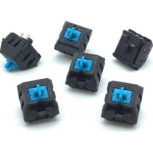 Kailh KT Switches Traditional Mechanical Keyboard Switch Blue Shaft 50gf Clicky Micro Switch