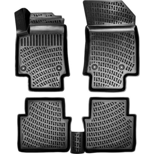 3D Car Floor Mat Black 4 cm Raised Borders For Citroen Berlingo 1998-2008 Perfect Fit Odorless Allergy Free Easy to Clean