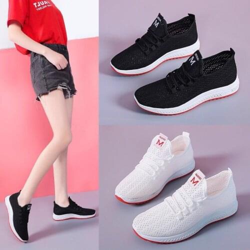 Women Casual Shoes Fashion Breathable Walking Mesh Flat Shoes Woman White Sneakers Women Tenis Feminino Female Shoes