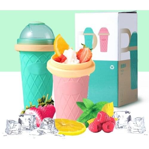 Slushy Cup Magic Slush Ice Cream Machines Frozen Slushie Maker Cup DIY Ice Cream Maker Machine For Kids And Family