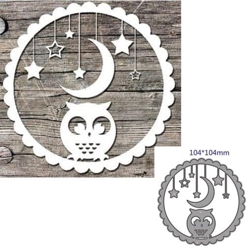 Metal cutting dies cut die mold Animal owl decoration Scrapbook paper craft knife mould blade punch stencils dies
