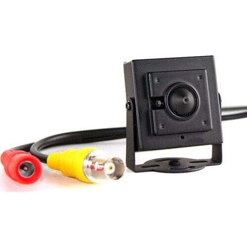 3.7mm lens small cctv camera 700tvl CMOS Mini cctv camera with cable security camera