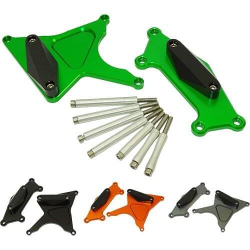 Motorbike For Kawasaki Versys 650 KLE650 2007-2021 Engine Stator Starter Cover Guard Crash Pad Frame Sliders Protectior