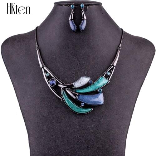 MS1504776 Fashion Jewelry Sets High Quality Necklace Sets For Women Jewelry Multicolored Crystal Resin Unique Design Party Gift