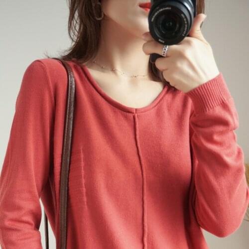 My New In Women's V-Neck Pullovers