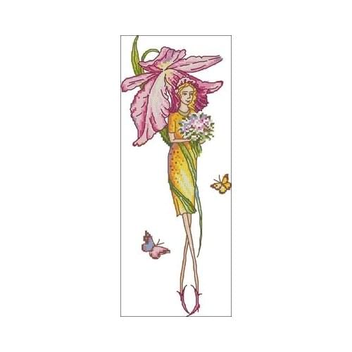 RTO M70004 Bouquet Fairy Counted Cross Stitch 11CT 14CT 18CT Cross Stitch Kits Embroidery Needlework Sets