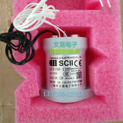 NEW ORIGINAL SCII HIGH VOLTAGE DC RELAY CONTACTOR LEV100-12HD WITH ASSISTANT CONTACT