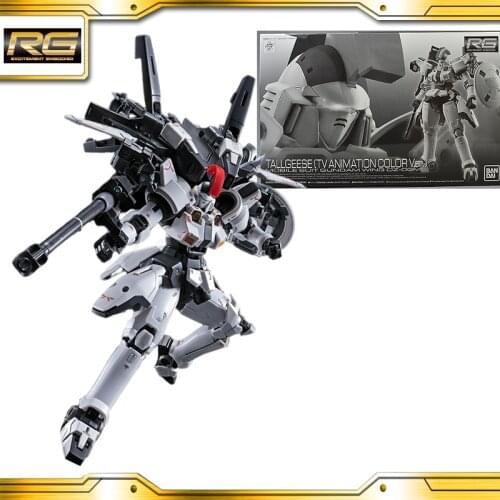BANDAI GUNDAM 60236 RG 1/144 TALLGEESE TVANIMATION COOLOR VER. Gundam model kids assembled Robot Anime action figure toys