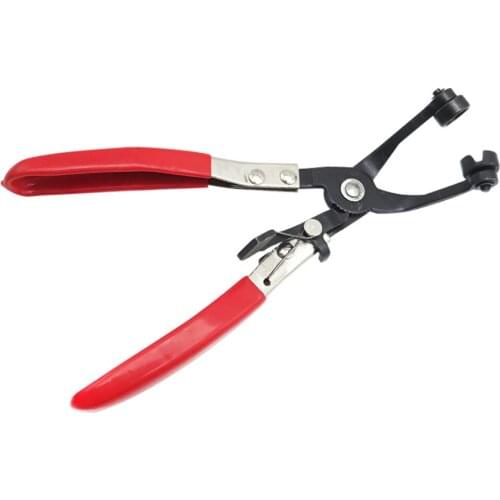 Plier 220 mm Angled Hose Clamp Clip Pliers For Fuel&Coolant Pipe Spring Clips d91126