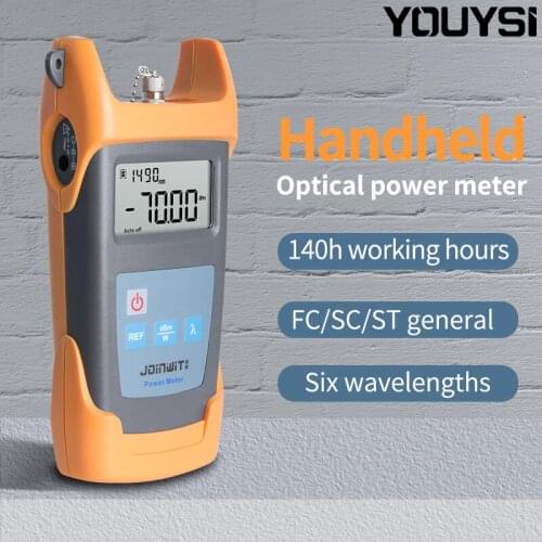 Joinwit JW3211A Portable fiber optical power meter -70~+10dBm for Telecom Fiber Optic Tester Optical Power Meter