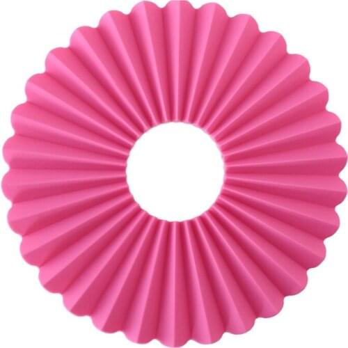 Rubber Round Flower Shape Heat Resistant Silicone Mat Drink Cup Coasters Non-Slip Pot Holder Table Placemat Kitchen Accessories