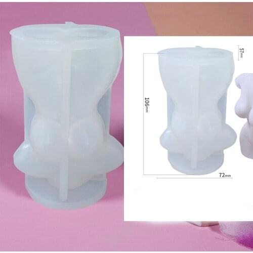DIY Candle 3d SiliconesMold Body Shape Art Sculpture Model Female Male Pregnant Silicone Mold Soap Mold Wax Mold Resin Craft