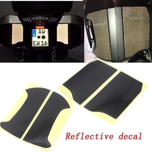 Reflective decal self-adhesive for BMW K1600GT K1600GTL hard shell and top box 2014-2019