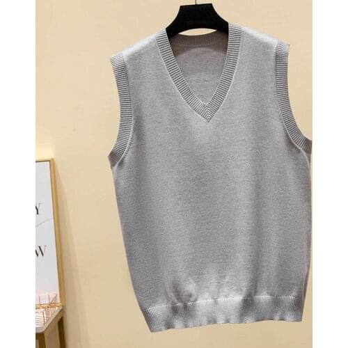 170Kg Oversize womens loose pullove knitted vest core-spun sweater bust 160cm 7XL 8XL 9XL 10XL 11XL sleeveless vest sweater