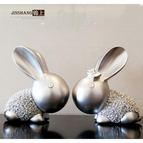 The European rabbit lovely couple Home Furnishing ornaments jewelry creative wedding gifts birthday gifts crafts decoration