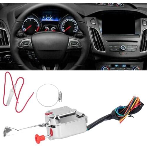 Universal Turn Signal Switch Steering Wheel Controls 12V Plating Color Fit for Ford