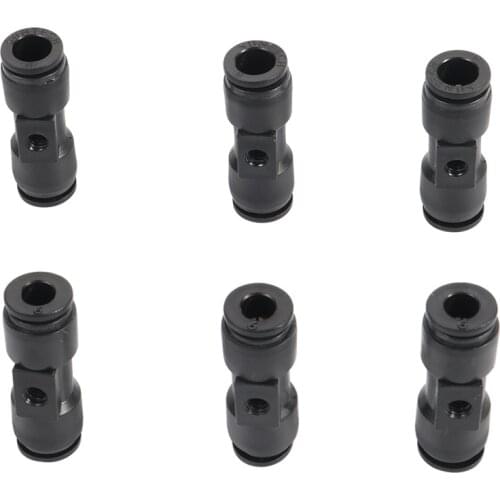10Pcs Plastics 3/16“ Thread Slip Lock Quick Connector for Garden Tubing Drip Irrigation Watering System Nozzles Couplings