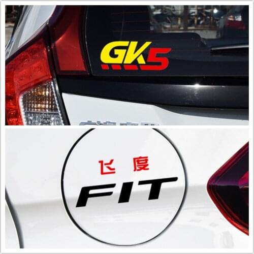 Car Stickers Fit GK5 Chinese Creative Decoration Decals For Honda Fuel Tank Cap Auto Tuning Styling Vinyls D30