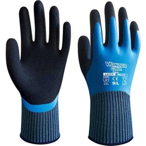 Wonder Grip WG-318 Universial Anti-cut Gloves Garden Safety Emulsion Gloves NEW Arrival Safety Cut Proof Resistant Waterproof