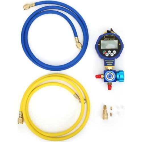 Digital Refrigerant Gauge Low Pressure Vacuum Pressure Manifold Tester 1/8in NPT Vacuum Gauge