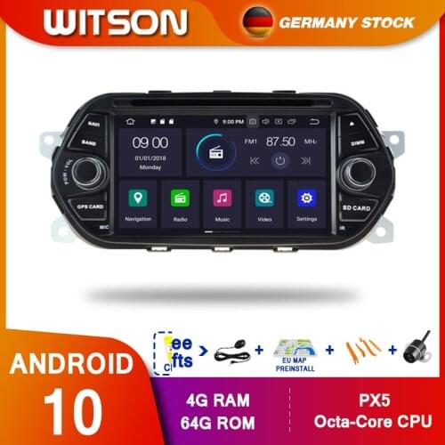DE STOCK ! WITSON Android10 Octa core PX5 CAR DVD player For FIAT TIPO EGEA 2015-2017 IPS 4GB RAM 64GB ROM CAR GPS NAVIGATION